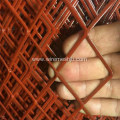 Red Color Expanded Metal Mesh Panels